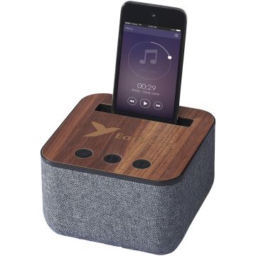 Shae Fabric And Wood Bluetooth Speaker