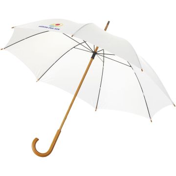 Jova 23" Umbrella With Wooden Shaft And Handle