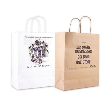 Green & Good A4 Kraft Paper Bag Full Colour - Sustainable Paper Digital
