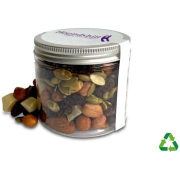 200Ml Clear Pot With Wasabi Nuts