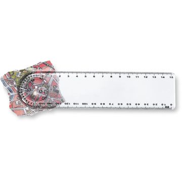 Lasta Ruler With Magnifier