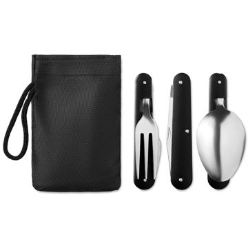3 Service Camping SS Cutlery Set