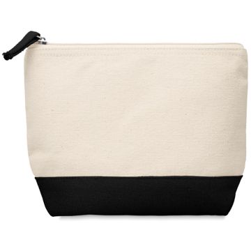 Kleuren Bicolour Cotton Cosmetic Bag