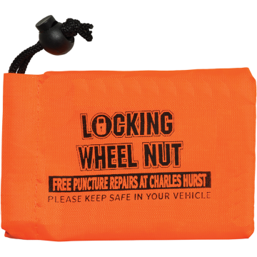 Large Locking Wheel Nut Bag (120x95mm: 210D Polyester)