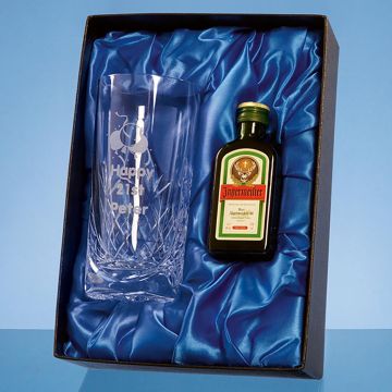Blenheim High Ball Gift Set with a 5cl Miniature Bottle of Jagermeister