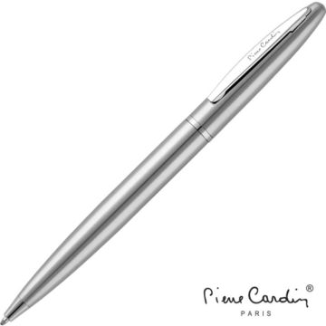 Pierre Cardin Clarence Stainless Steel Ballpen With Pb15 Box (Line Colour Print)