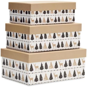 Surprise Set Of 3 Christmas Gift Boxes