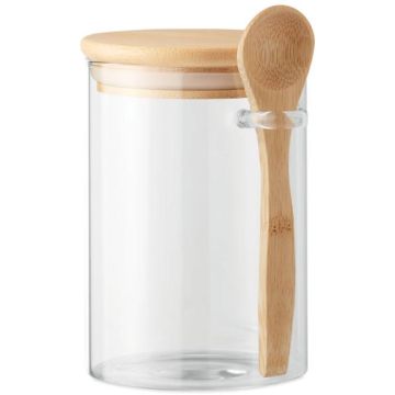 Borospoon Glass Jar With Spoon 600 ml