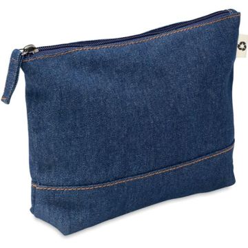 Style Pouch Recycled Denim Cosmetic Pouch