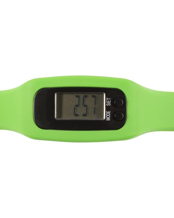 Pedometer With Silicone Wristband