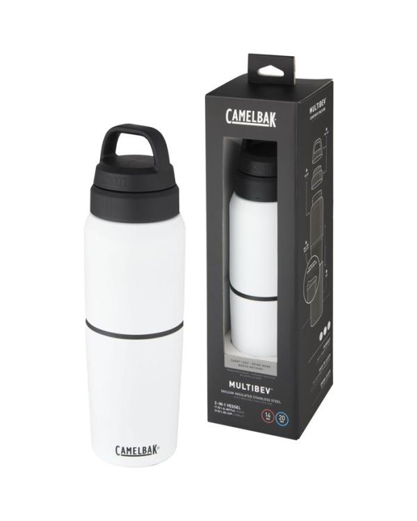 Multibev Vacuum Insulated Stainless Steel 500 ml Bottle And 350 ml Cup