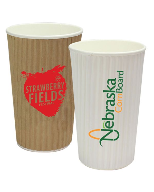 16oz Rippled Simplicity Paper Cup	