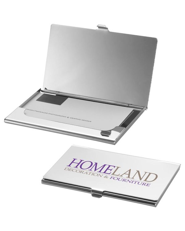 New York Business Card Holder With Mirror