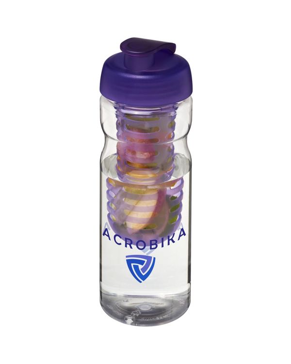 H2O Active Base 650 ml Flip Lid Sport Bottle & Infuser