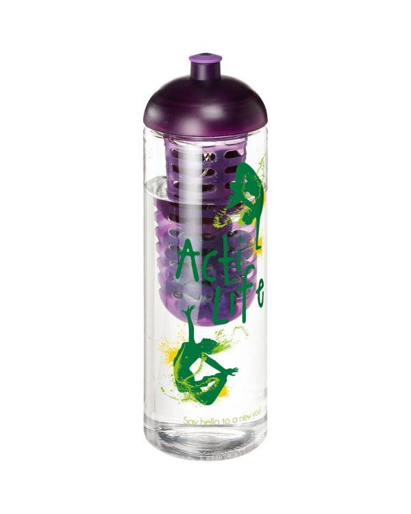 H2O Active Vibe 850 ml Dome Lid Bottle & Infuser