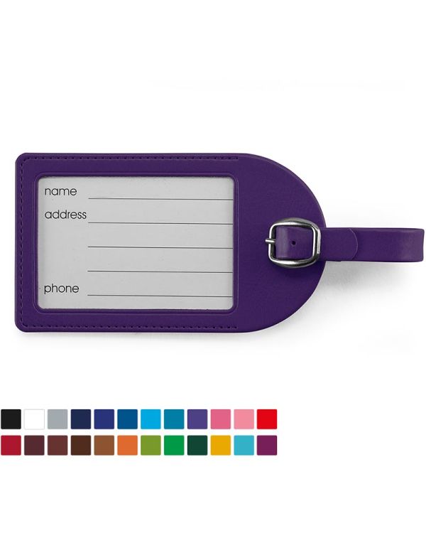 Belluno Large Luggage Tag With Clear Window