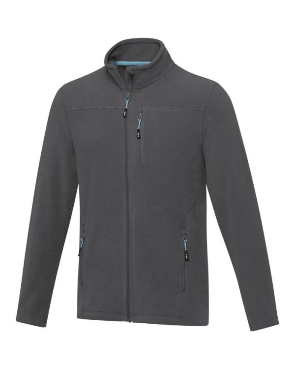 Amber Men's GRS Recycled Full Zip Fleece Jacket