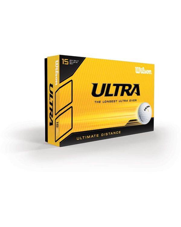 Wilson Staff Ultra Lue Distance (White Or Yellow) Printed Golf Balls