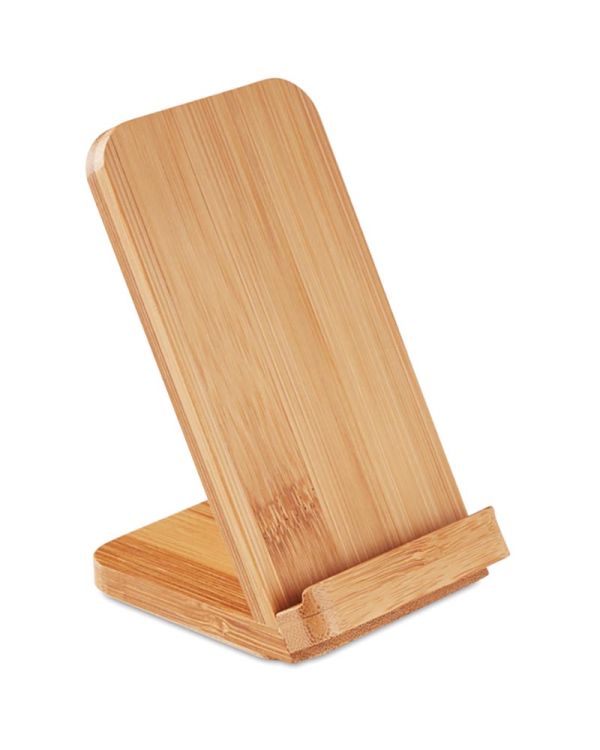 Wire&Stand Bamboo Wireless Charging Stand