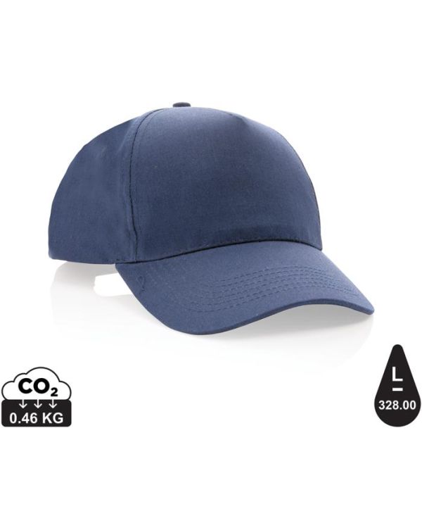Impact 5 Panel 190Gr Recycled Cotton Cap With Aware Tracer