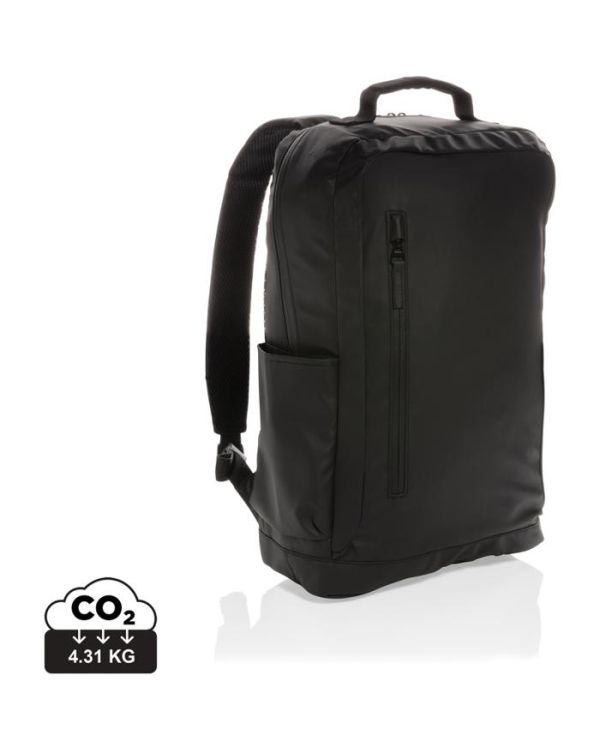 Fashion Black 15.6" Laptop Backpack PVC Free