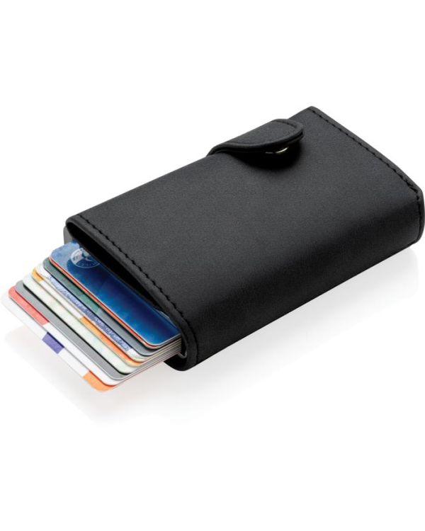 Standard Aluminium RFID Cardholder With PU Wallet