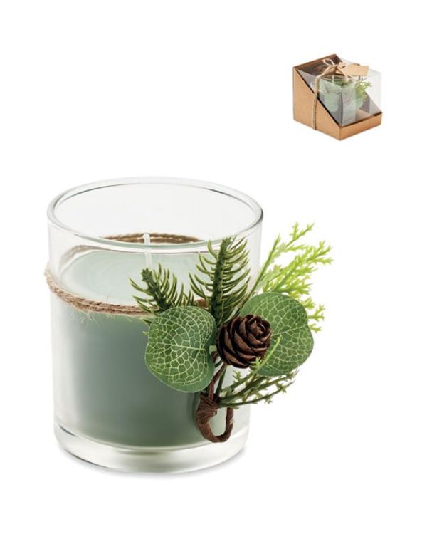 Forest Christmas Candle Holder